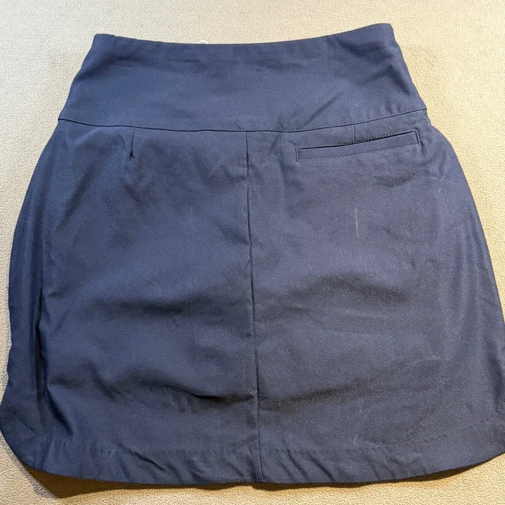 Lady Hagen Womens Tummy Control Pull-On Skort Dark Navy Blue Golf Tennis XS NEW